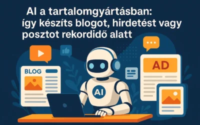 AI a tartalomgyártásban: Blog, Hirdetés és Poszt Készítése Rekordidő Alatt